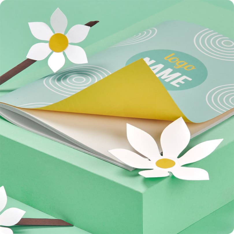 Afbeelding van een magazine op Rebello-papier